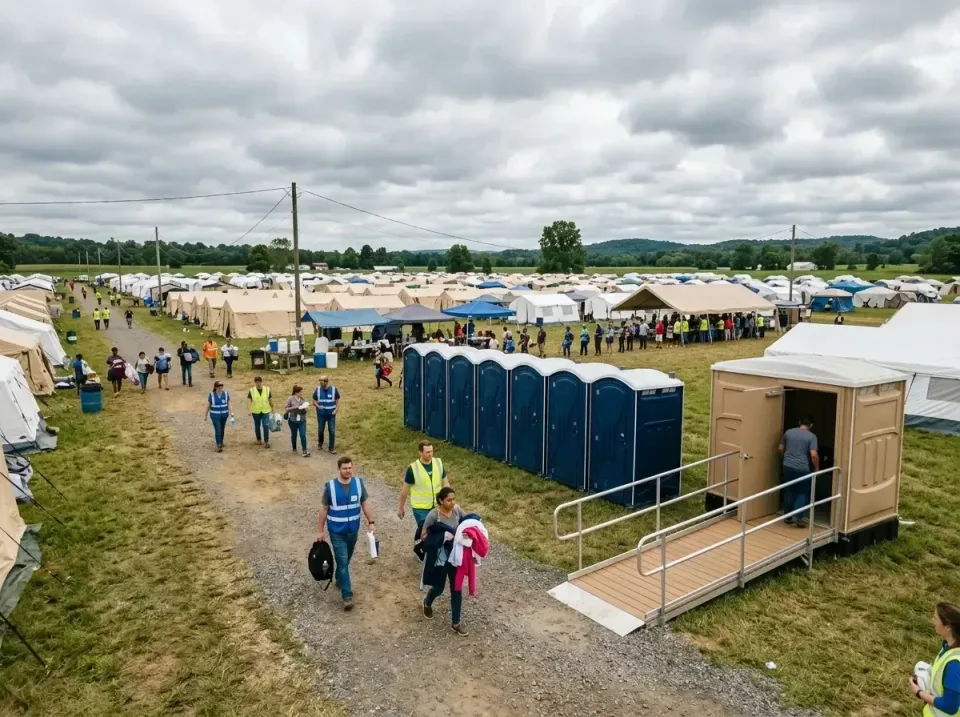 disaster-relief-camp-restrooms-010 — frequently asked questions, Dumpster & Portable Bathrooms Rental in New Chicago, IN